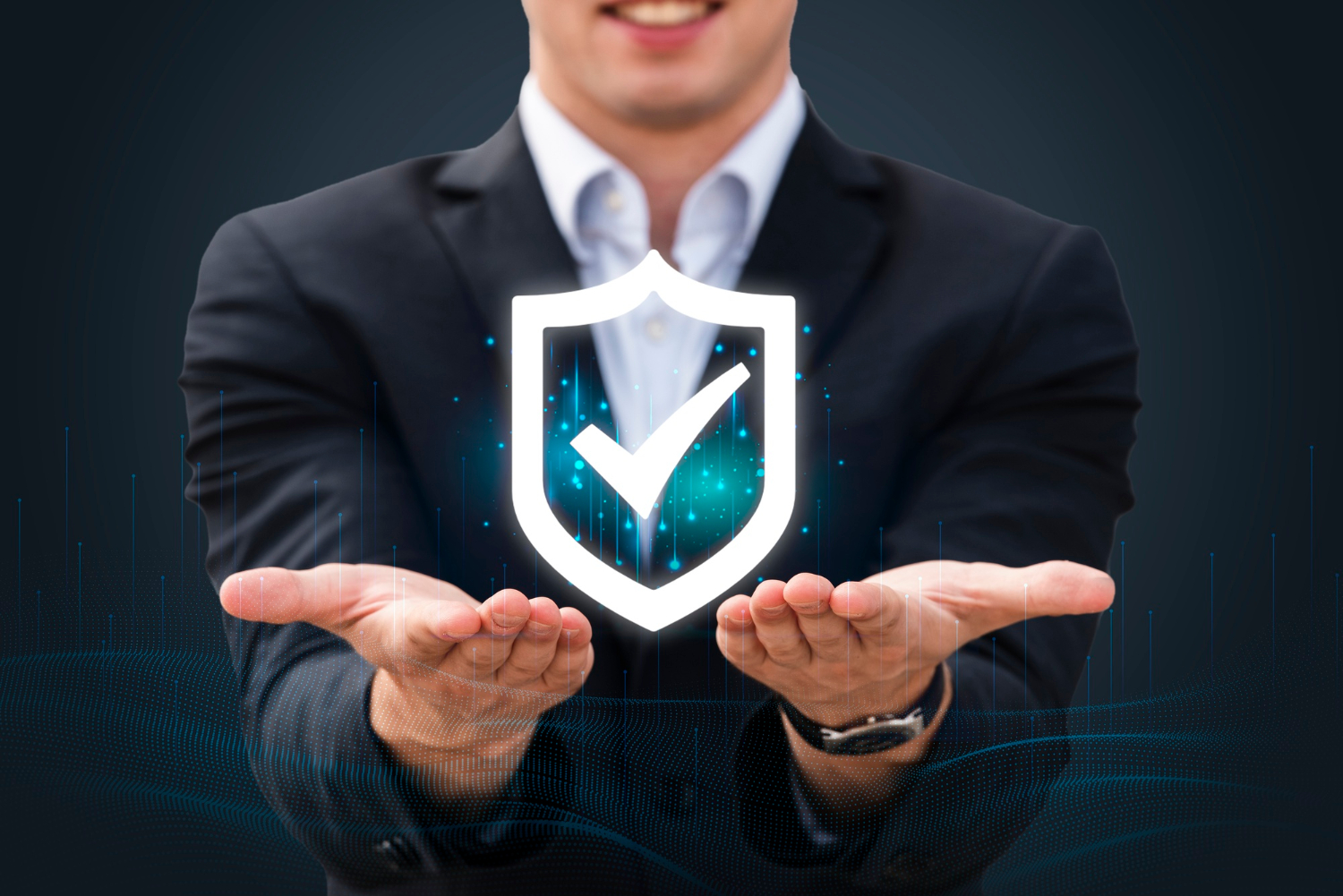 Concept de protections et garanties professionnelles.